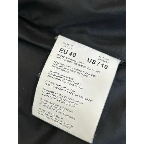 Bogner Fire + Ice Womens Down Puffer Vest Size 10 Chocolate Brown Snap Closure - Picture 5 of 5